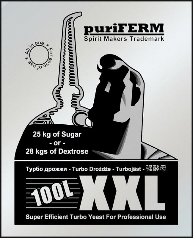 Турбо дрожжи Puriferm UK-XXL 350 гр		
